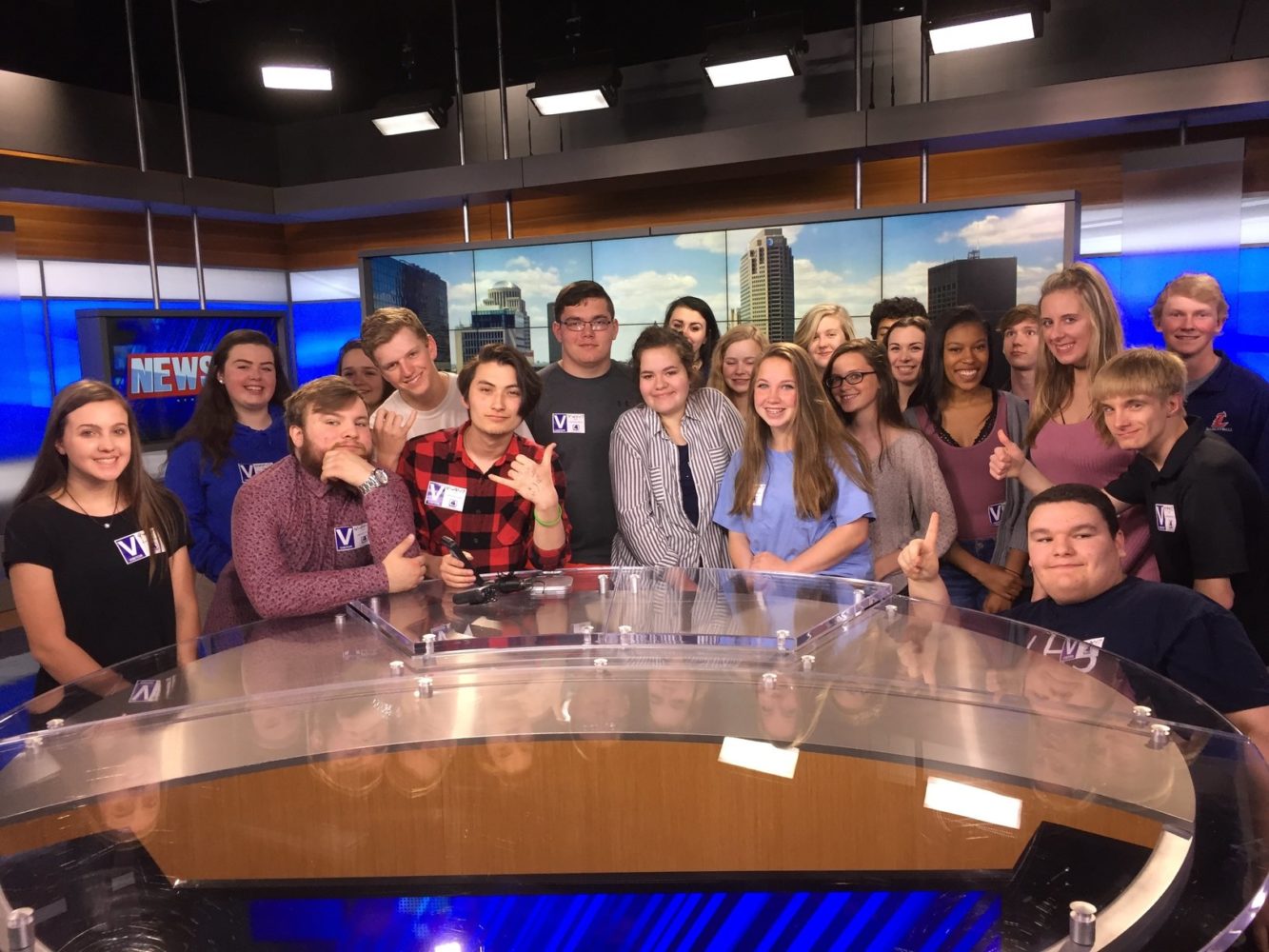 The journalism class took a field trip to KMOV-Channel 4 where they learned about how a news station works and get helpful advice from professional journalists  themselves.