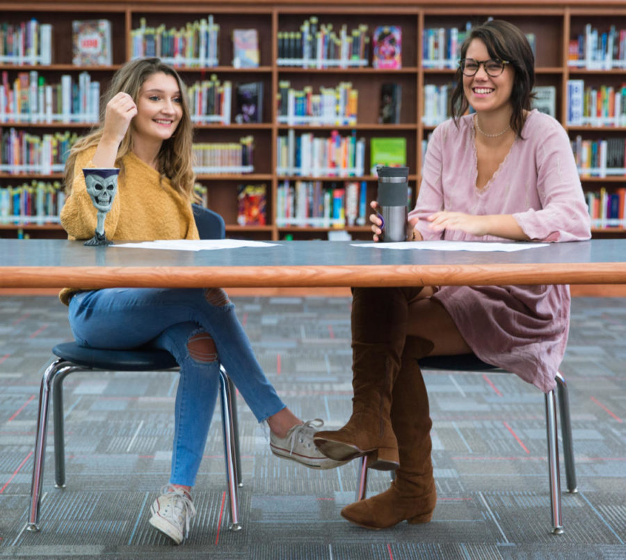 Emma Bobbitt (left) and Mia Arnone (right) are the hosts of Table For Two.