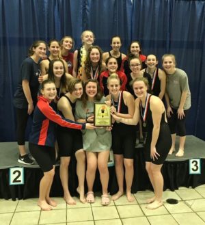 The girls swim and dive team won their third consecutive GAC conference championship on Feb. 7.