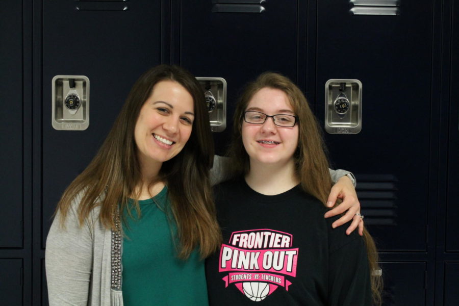 Mrs. Genenbacher and sophomore Lilia Taylor are proud of the work theyve done together.