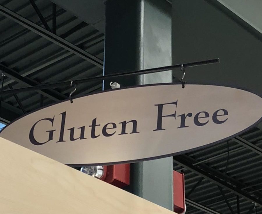 Many good gluten free items can be found in the gluten free section of a grocery store. 