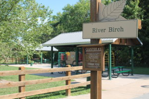 The River Birch trail head is one of the most popular trail heads in the park.