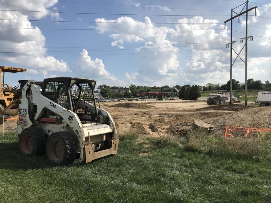 Construction for the Popeyes started on Aug. 27.