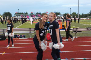 Kylie Bernet and Mya Waldren are apart of the JV Liberty Belles Dance Team in addition to dancing at Fusion Dance Center and for BreakDown STL. 