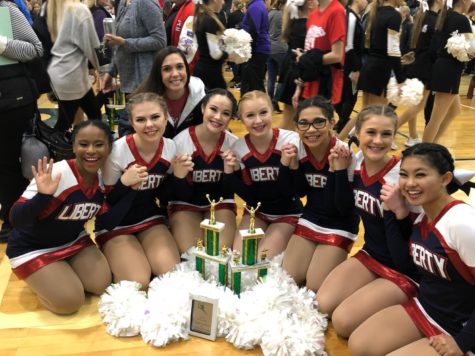 Libertys JV Belles are looking forward to competing at the Battle Spirit Competition in Columbia Saturday, Dec. 8th.