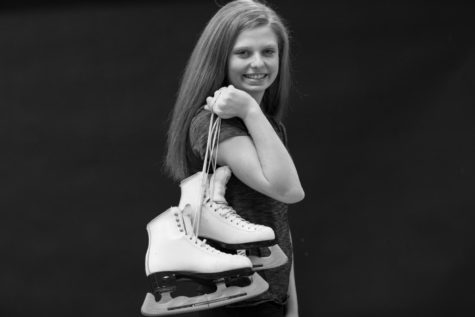 Sophomore Abby Jordan has been a figure skater for ten years, but has competed with her synchronized skating team for six years. 