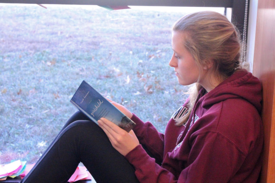 Dessa Outman enjoys reading because it is like an escape. 
