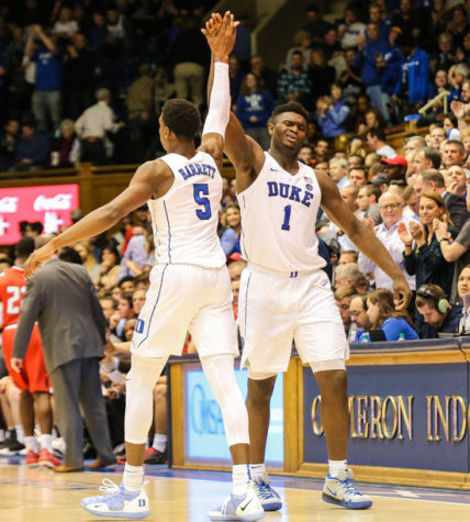 Zion Williamson and RJ Barrett make up half of the Core Four and are the freshman tag team of Duke basketball. You better believe Duke will go far with these two leading the team, even if Williamson is doing so from the bench.