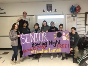  On Friday, March 15, after being released early from school, seniors have the choice to unlimited and free bowling from 2-4:30 p.m. at Frontier Lanes. 
