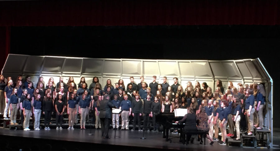 All three Wentzville School District middle schools join together for a night of music.