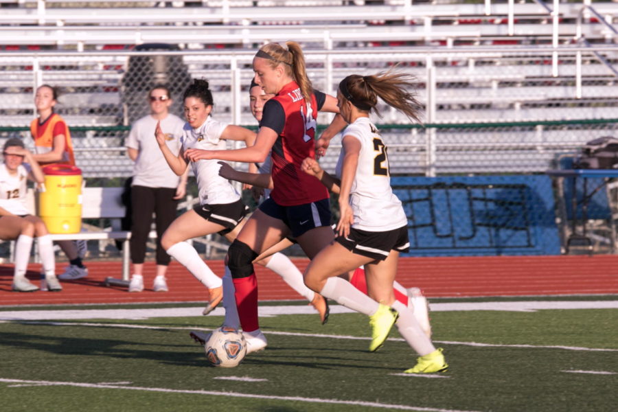 Chloe Netzel (#14) is the highest scorer so far this season, with 24 goals and five assists.