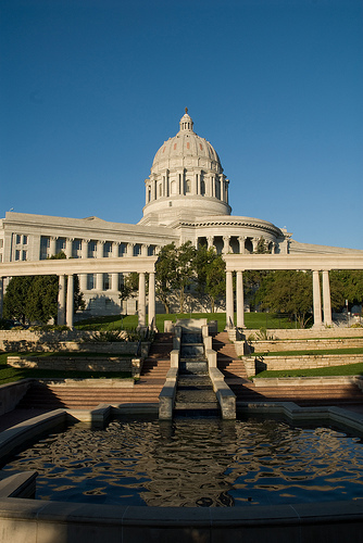The Missouri State Capitol building in Jefferson City is much larger in person.