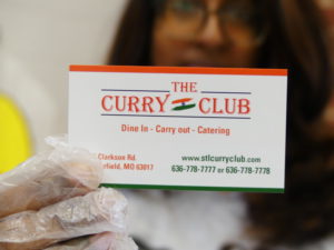 The Curry Club catered at the Taste of Wentzville, allowing attendees to experience Indian cuisine.