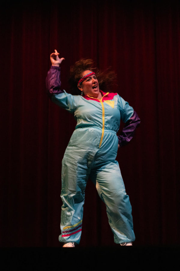 Mrs. T.O. rocks out to the 80s hit song Girls Just Want to Have Fun