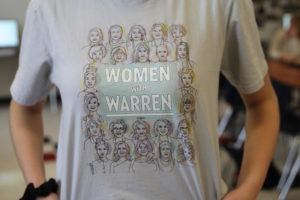 Elizabeth Warren, a democratic presidential candidate for 2020, preaches a message of equality for all women.