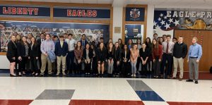 DECA students competed at districts Feb. 13 at South County Mall.