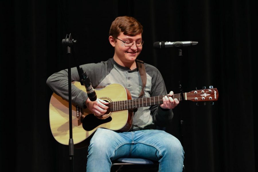 Kyler Stevens sings an song about his feelings, that he wrote and composed.