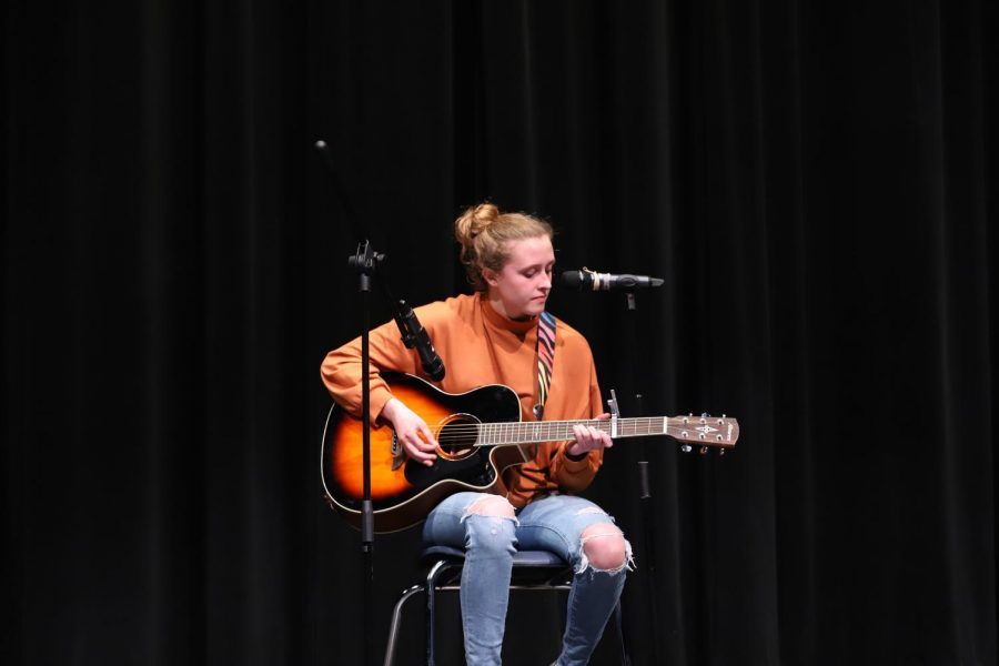 Last years talent show winner, Dessa Outman, gives another stellar performance.