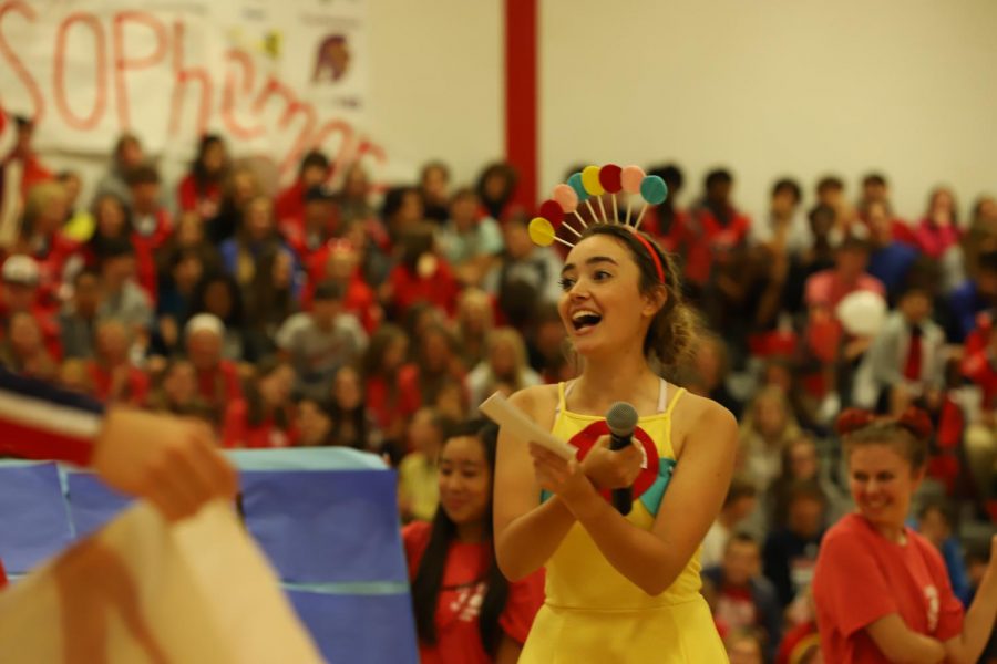 Pickering was an emcee for the 2019 Homecoming assembly.