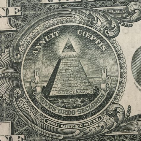 Theorists claim this seal is related to the Illuminati, a secret organization started in  1776.