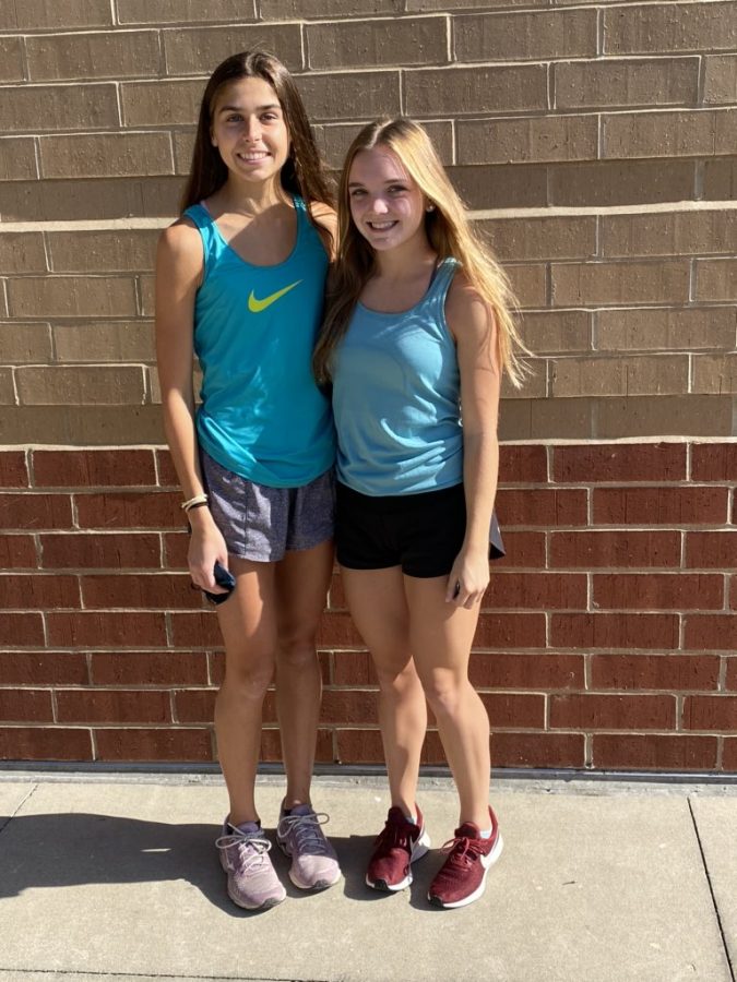 Megan Venturella and Ally Kreger have both been state champions at LHS. Venturella and Kreger were both on the 4x800 relay team that won state track in 2019. They qualified for state cross country this fall. 