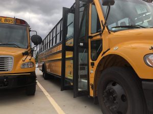 The district is currently facing a shortage in bus drivers due to COVID-19.