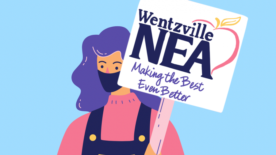 The Wentzville National Education Association urges Wentzville School District to stick with CDC guidelines in school.
