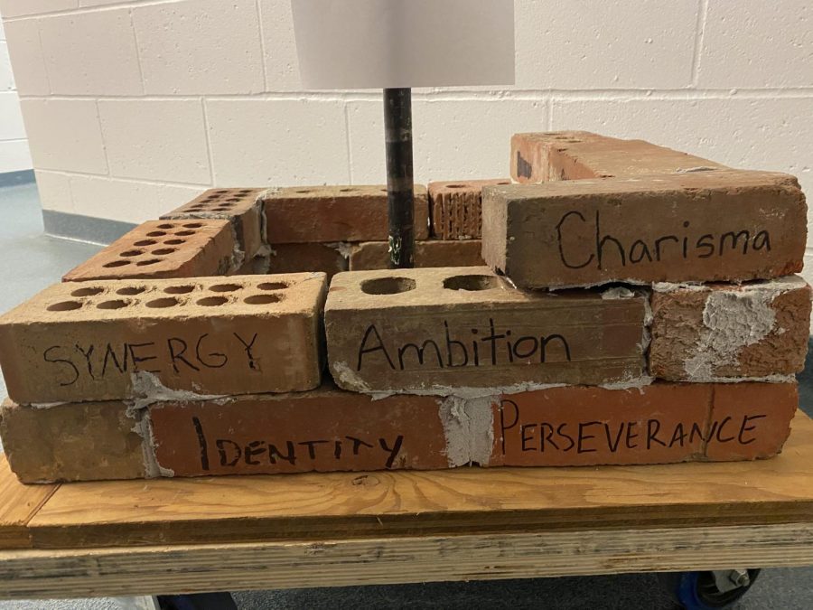 Be a brick is the boys basketball teams mantra. Each player represents a brick and they are to do their job only. If the bricks come together, they can build amazing structures that can withstand the pressures of the world. If one brick crumbles, the whole wall collapses.