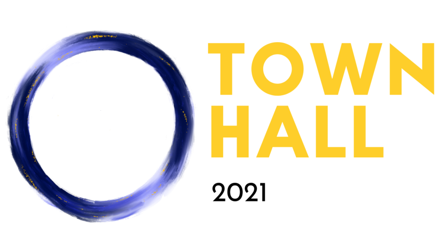 Official Logo of the 2021 Town Hall, hosted by LHS Publications