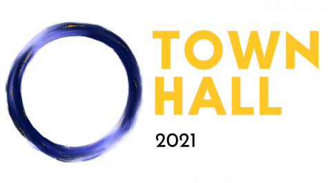 Official Logo of the 2021 Town Hall, hosted by LHS Publications.