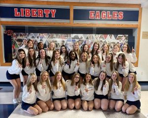 This year marks the first time in school history that the cheer team has earned the state title, though they have placed in the top five for the past four years.