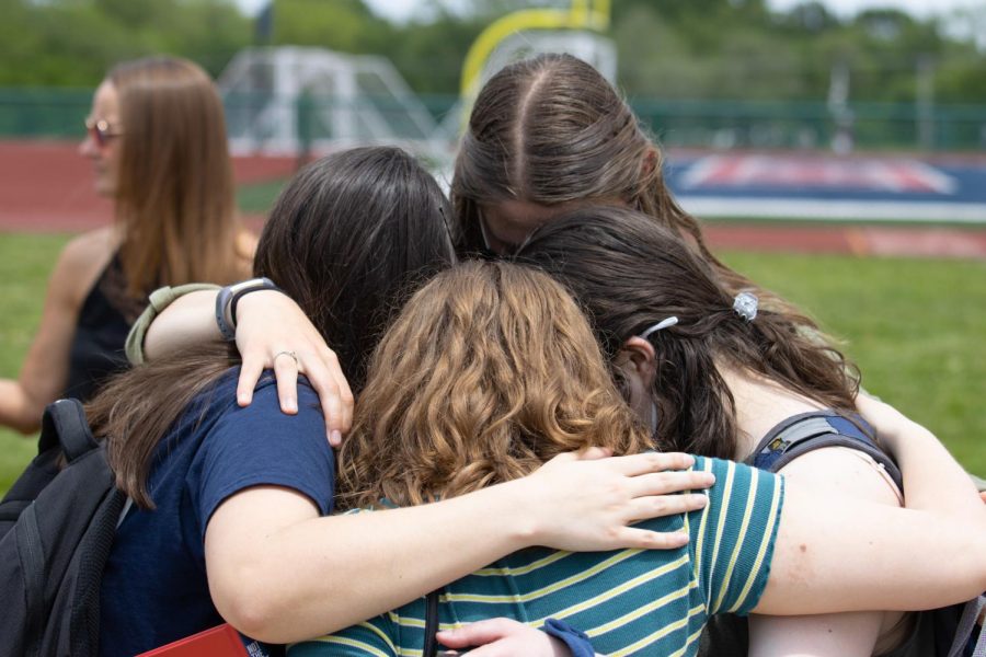 Seniors Walk Across The Bridge As Their Farewell To High School