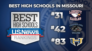 Liberty achieved a high ranking for best high schools in Missouri.
