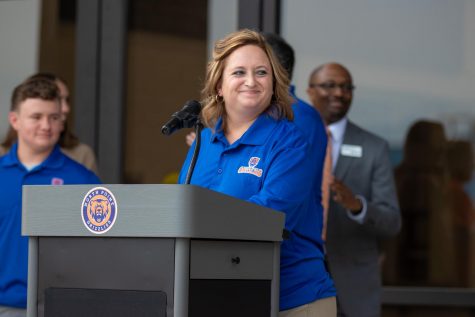 North Point principal Amanda Shelmire talks about the opening of the new high school. 