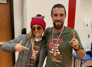 Ms. Hall and Mr. Sodemann were two of the teachers who ran the 5K. 