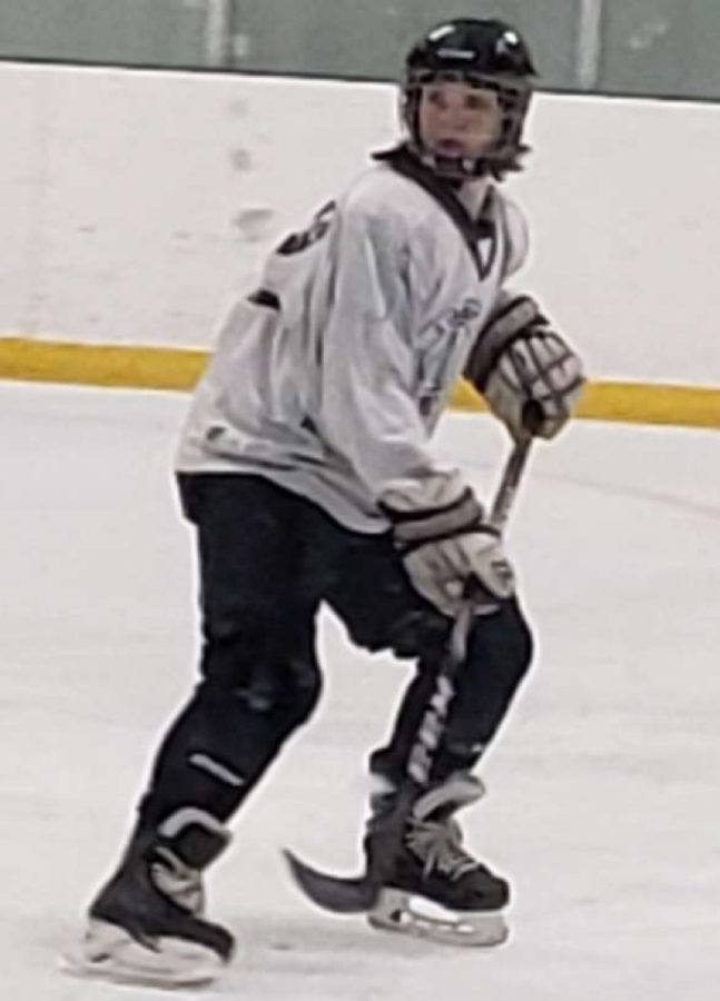 Jordan Pelphrey is one of the players on the Liberty hockey team. 