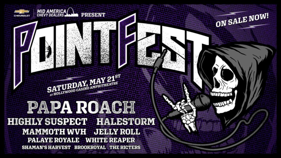 Concert-goers expected to see national and local rock bands perform live at Pointfest, but the weather had different plans. 