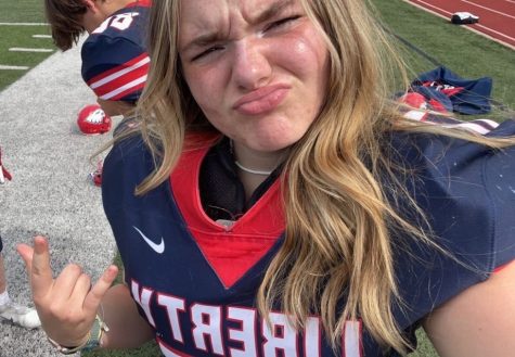 Jersey Goodall is ready to make a difference as one of Libertys first females to play on the varsity football squad.