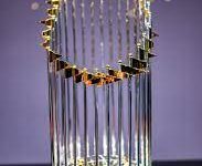 The grand prize for the World Series winner is the Commissioners Trophy, just ready for the taking.