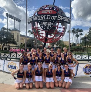 Liberty Cheer at ESPNs Wide World of Sports this February. 