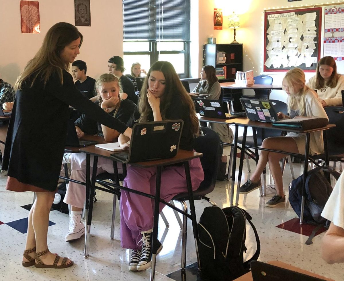 After graduating 1998, Mrs. Hickerson now teaches English classes for sophomores and seniors. “My advice is that as long as you’re putting first things first, like what matters most to you as your number one priority, the rest will just fall into place,” Hickerson explained.