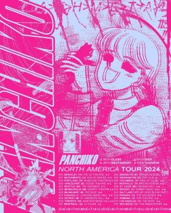 All future tour dates for Panchiko starting in April 2024. (provided by Panchiko)