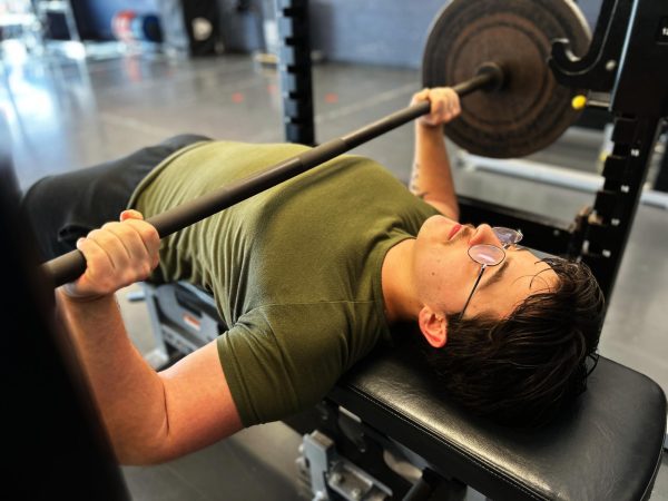Alex Reyes works towards his goals of longevity through weightlifting.
