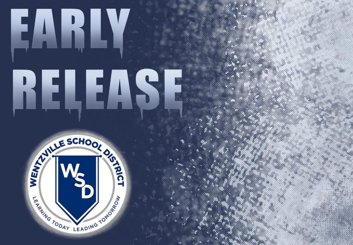 An early release graphic featuring the Wentzville School District logo.