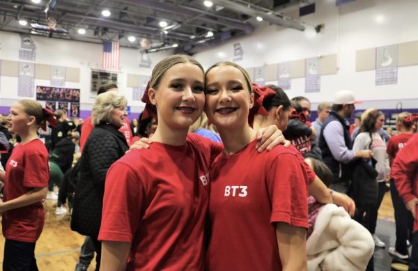 Adalyn and Audrey are two out of three freshmen on the varsity dance team this year.