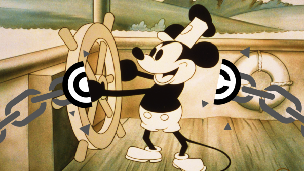 Steamboat Willie is broken from the chains of copyright and has officially entered the public domain.
