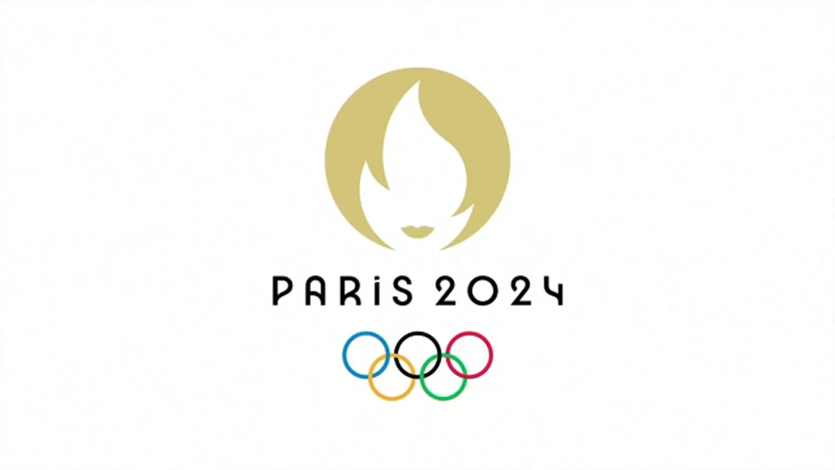 The official logo of the 2024 Summer Olympics, which will be held in Paris, France. (provided by the 2024 Paris Olympics)