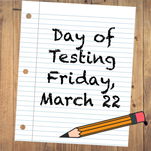 This year is the districts first time doing a day of testing with school in session. 