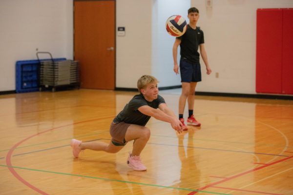 With a new spring sport at Liberty this year, several guys attended the tryouts for boys volleyball.