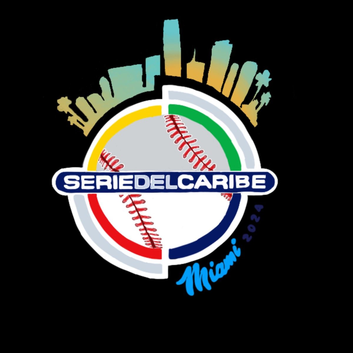 The logo for the Miami, Florida location of the Caribbean Series at LoanDepot Park on Feb. 1-9.